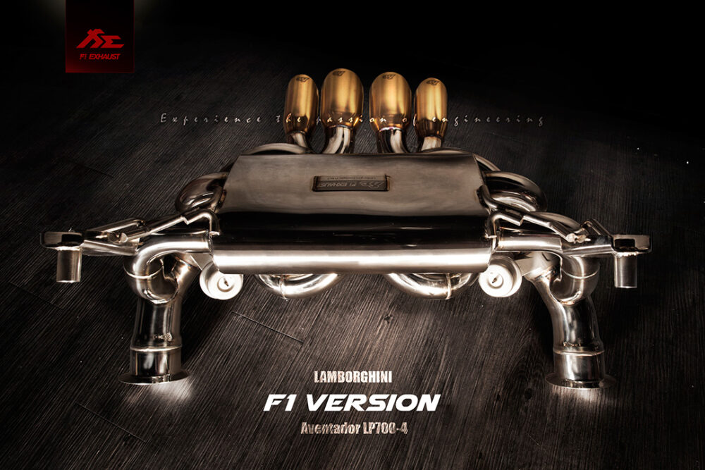 Fi Exhaust 2012-2017 Lamborghini Aventador LP700/LP750 SV Valvetronic Muffler Kit – F1 High Pitch Version - Image 2