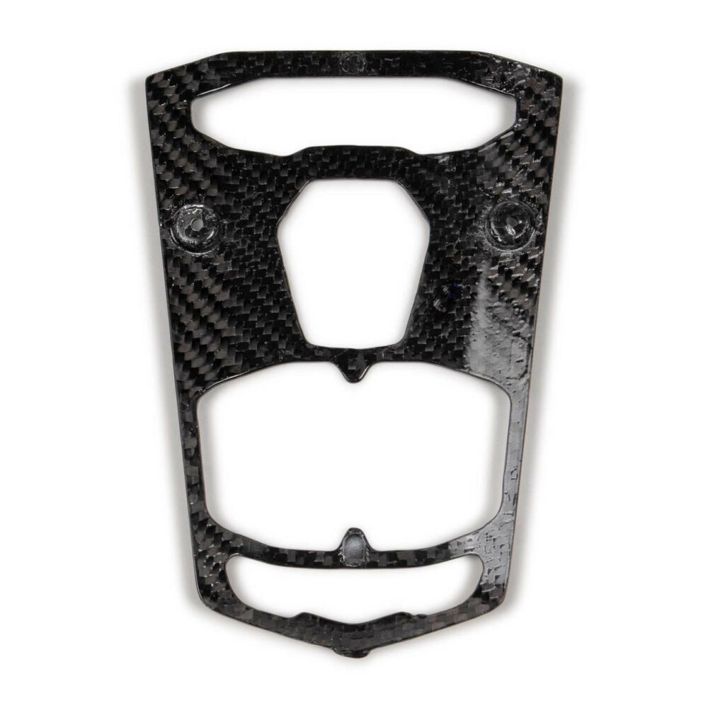 Fabspeed 2011-2016 Lamborghini Aventador LP-700 & 2016-2021 Lamborghini Aventador LP-740 Carbon Fiber Small Center Console Start Plate - Image 3