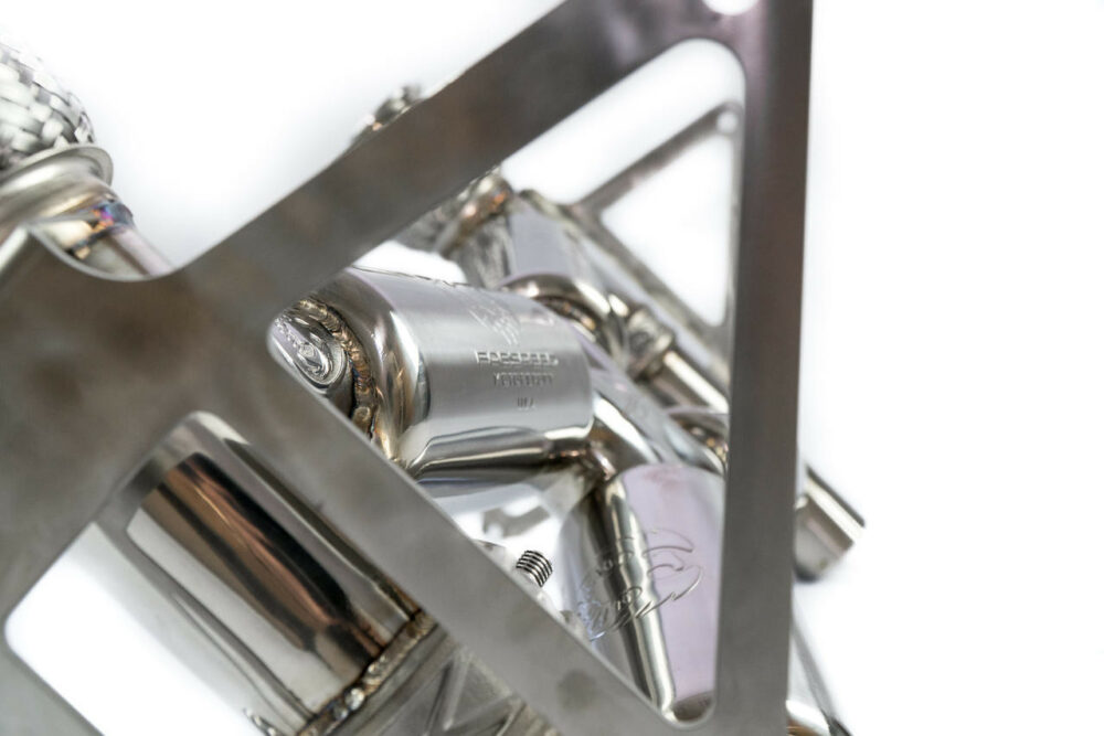 Fabspeed 2019-2023 Lamborghini Huracan EVO Valvetronic Dual Tone SuperSport X-Pipe Exhaust System - Image 5