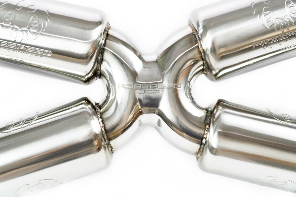 Fabspeed 2019-2023 Lamborghini Huracan EVO Valvetronic Dual Tone SuperSport X-Pipe Exhaust System - Image 2