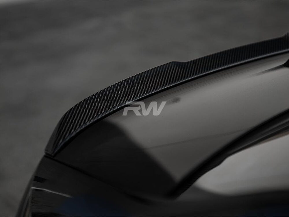 RW Carbon BMW G20 G80 M Style Carbon Fiber Trunk Spoiler - Image 7
