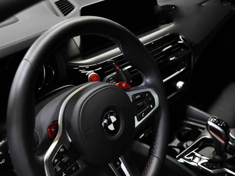 Alternative view of RW Carbon BMW Carbon Fiber Battle Paddle Shifters