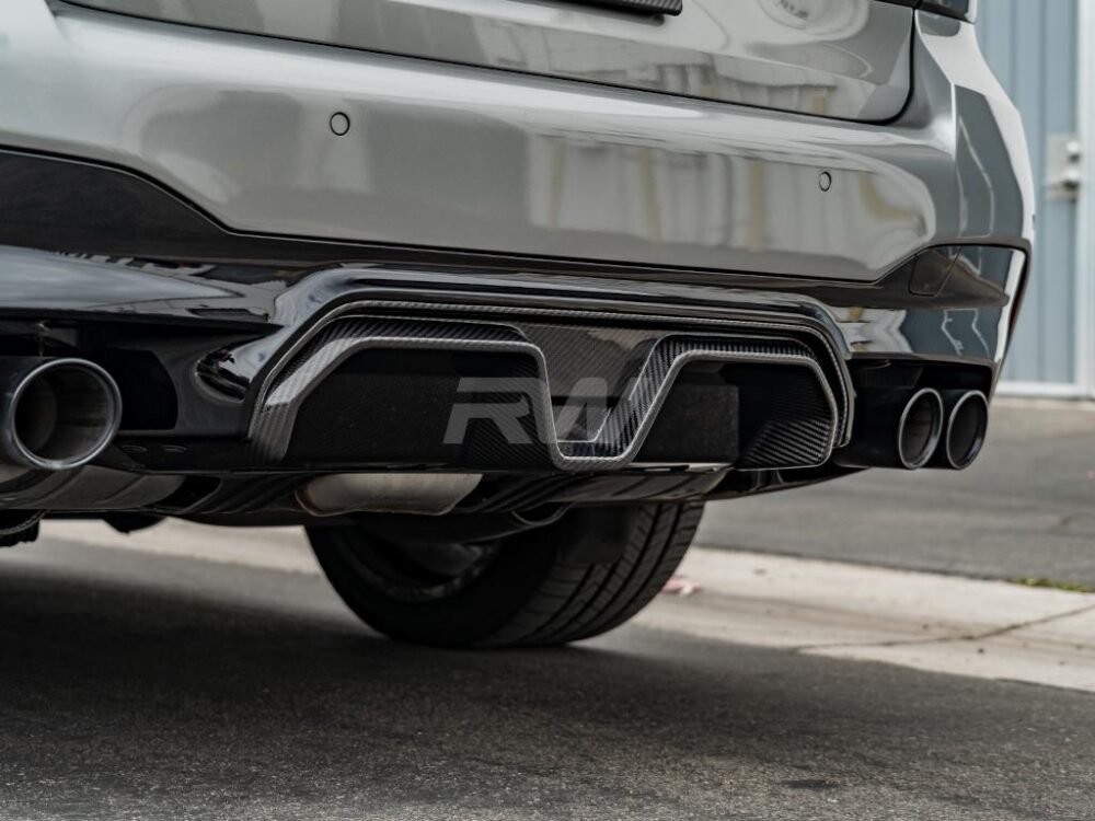 RW Carbon BMW F90 M5 CS Style Carbon Fiber Diffuser - Image 2