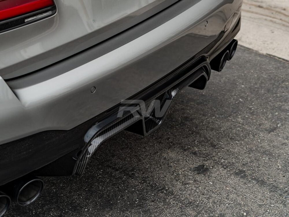 RW Carbon BMW F90 M5 CS Style Carbon Fiber Diffuser - Image 9