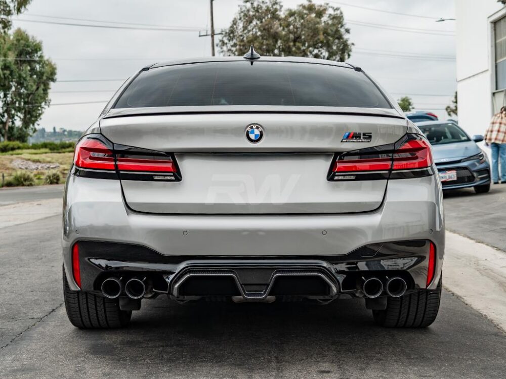RW Carbon BMW F90 M5 CS Style Carbon Fiber Diffuser - Image 5