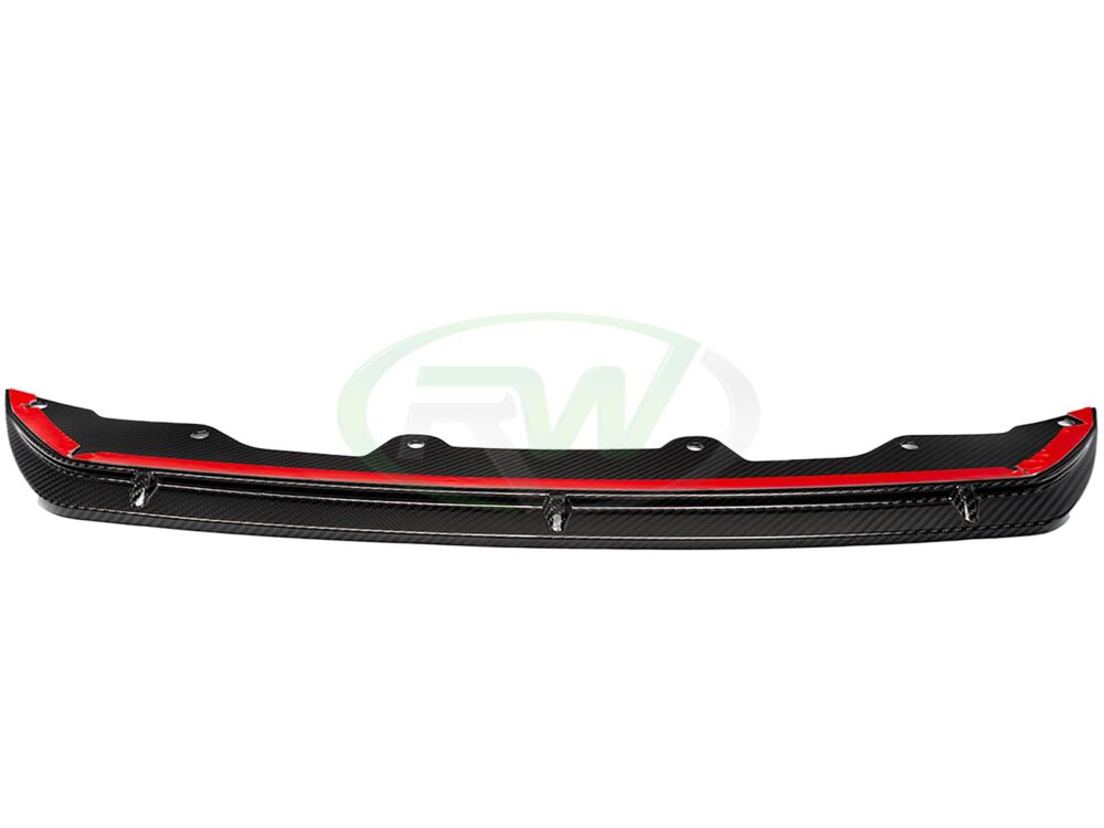 RW Carbon BMW F90 M5 Carbon Fiber Center Lip Spoiler - Image 8