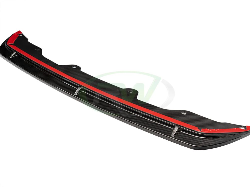 RW Carbon BMW F90 M5 Carbon Fiber Center Lip Spoiler - Image 9