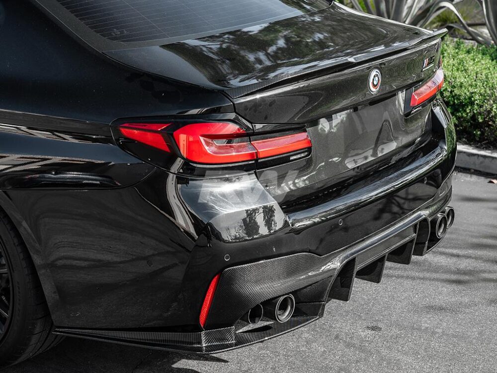 RW Carbon BMW F90 M5 RWS Carbon Fiber Rear Diffuser - Image 18