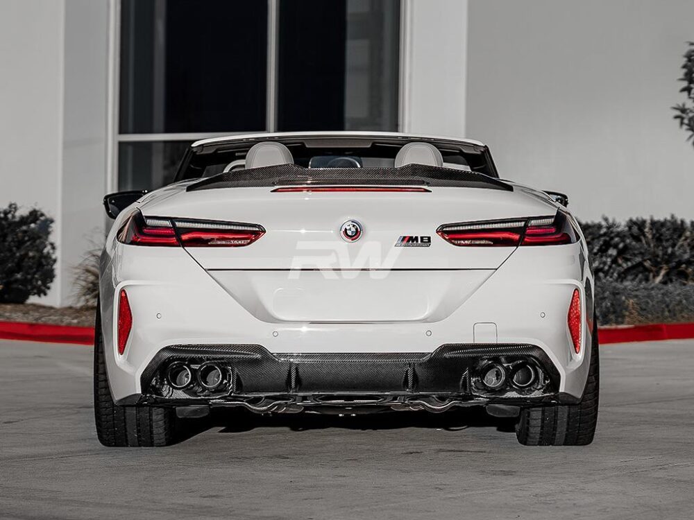 RW Carbon BMW F91 F92 F93 M8 OE Style Carbon Fiber Diffuser - Image 11