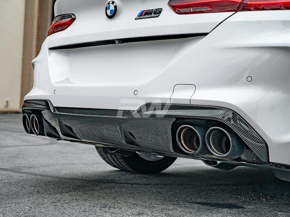 RW Carbon BMW F91 F92 F93 M8 OE Style Carbon Fiber Diffuser