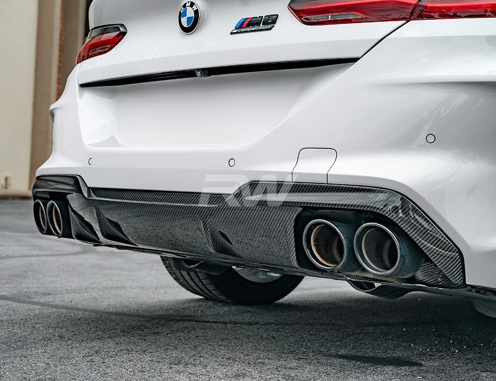 RW Carbon BMW F91 F92 F93 M8 OE Style Carbon Fiber Diffuser