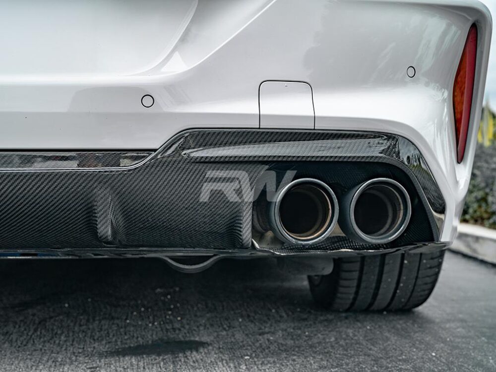 RW Carbon BMW F91 F92 F93 M8 OE Style Carbon Fiber Diffuser - Image 8