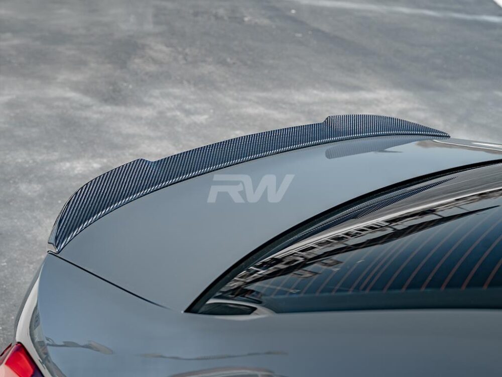 RW Carbon BMW G20 G80 CS Style Carbon Fiber Trunk Spoiler - Image 15