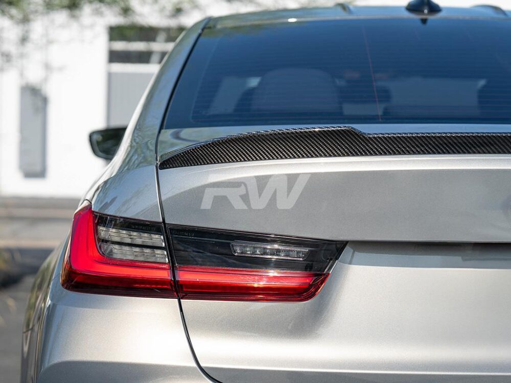 RW Carbon BMW G20 G80 CS Style Carbon Fiber Trunk Spoiler - Image 26