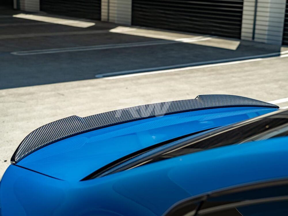 RW Carbon BMW G20 G80 CS Style Carbon Fiber Trunk Spoiler - Image 3