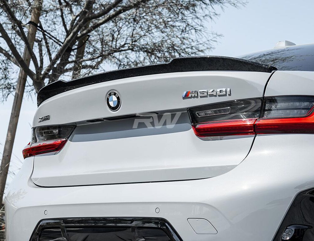 RW Carbon BMW G20 G80 CS Style Forged Carbon Trunk Spoiler
