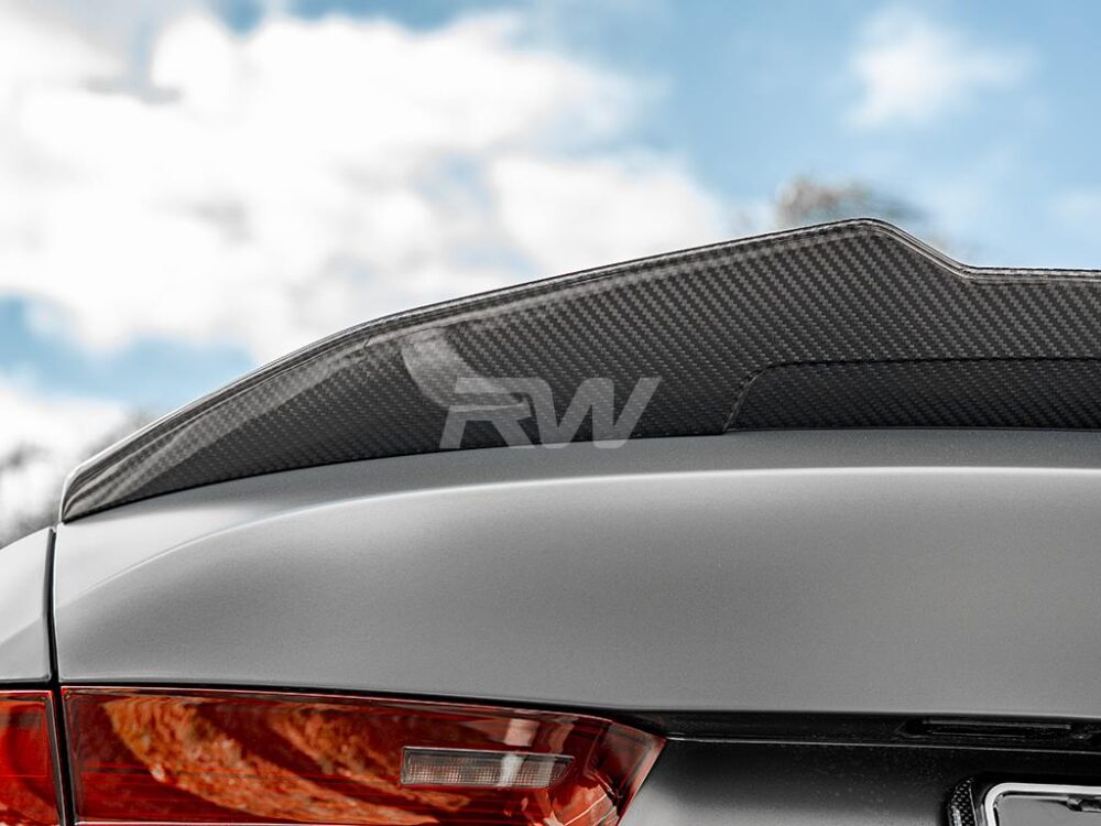 RW Carbon BMW G20/G80 GTX Carbon Fiber Trunk Spoiler - Image 8