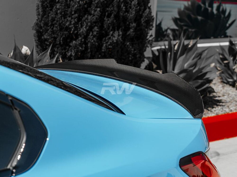 RW Carbon BMW G20/G80 GTX Carbon Fiber Trunk Spoiler - Image 9