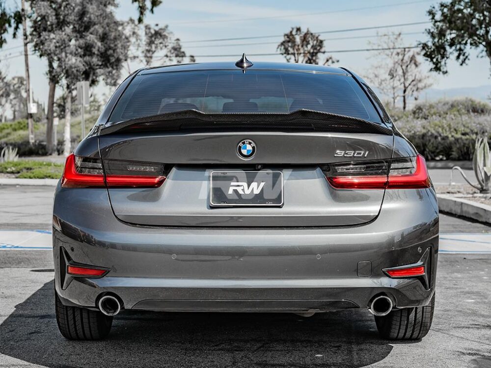 RW Carbon BMW G20/G80 GTX Carbon Fiber Trunk Spoiler - Image 12