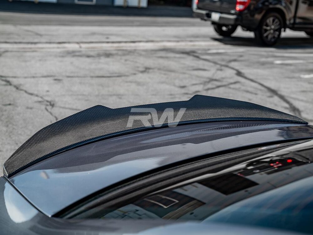 RW Carbon BMW G20/G80 GTX Carbon Fiber Trunk Spoiler - Image 13