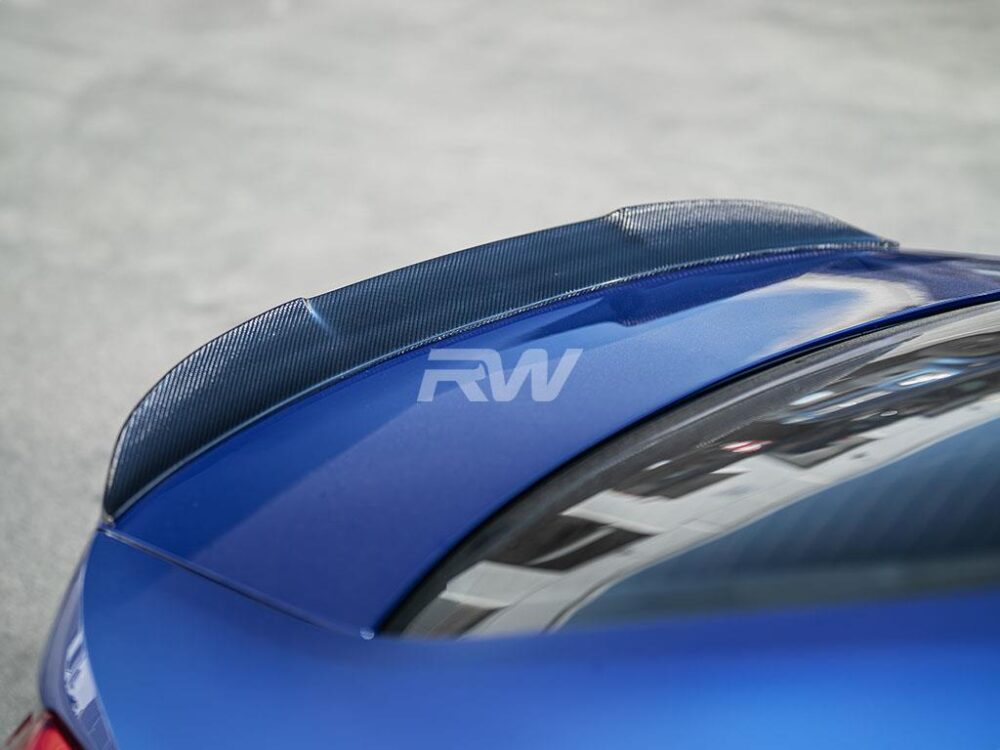 RW Carbon BMW G20/G80 RWS Carbon Fiber Trunk Spoiler - Image 6