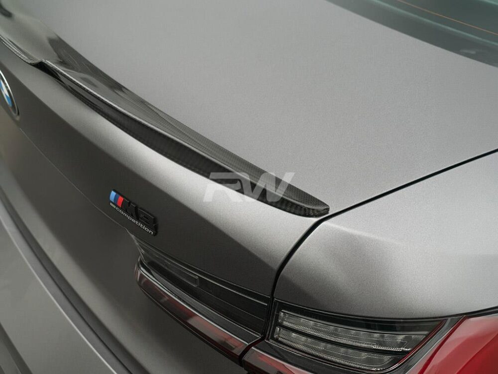RW Carbon BMW G20/G80 RWS Carbon Fiber Trunk Spoiler - Image 5