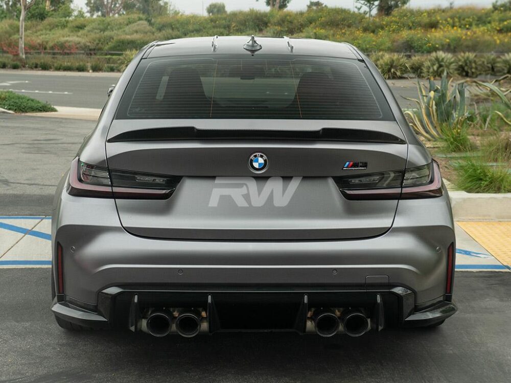 RW Carbon BMW G20/G80 RWS Carbon Fiber Trunk Spoiler - Image 20