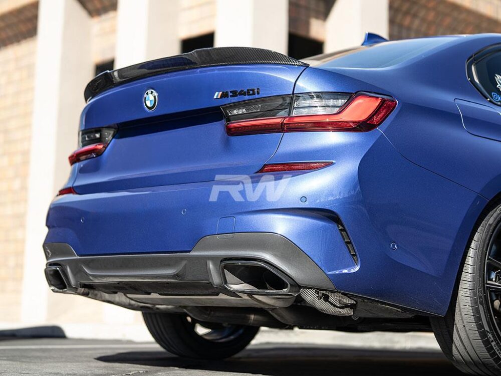 RW Carbon BMW G20/G80 RWS Carbon Fiber Trunk Spoiler - Image 21