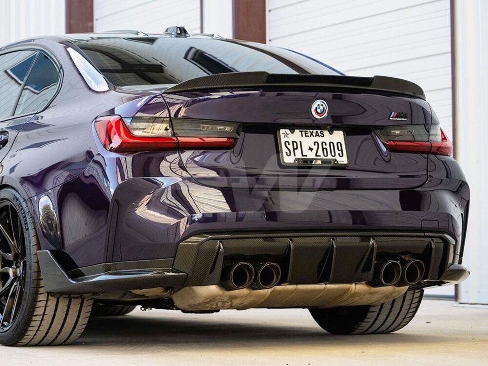 RW Carbon BMW G20/G80 RWS Carbon Fiber Trunk Spoiler - Image 28