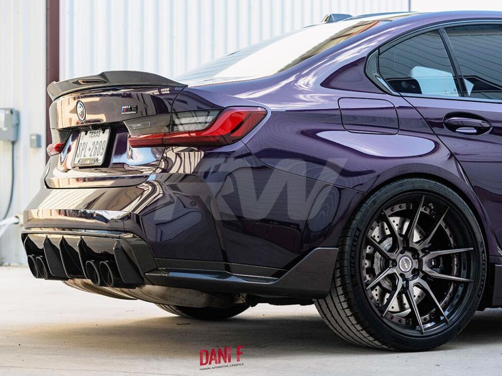 RW Carbon BMW G20/G80 RWS Carbon Fiber Trunk Spoiler - Image 29