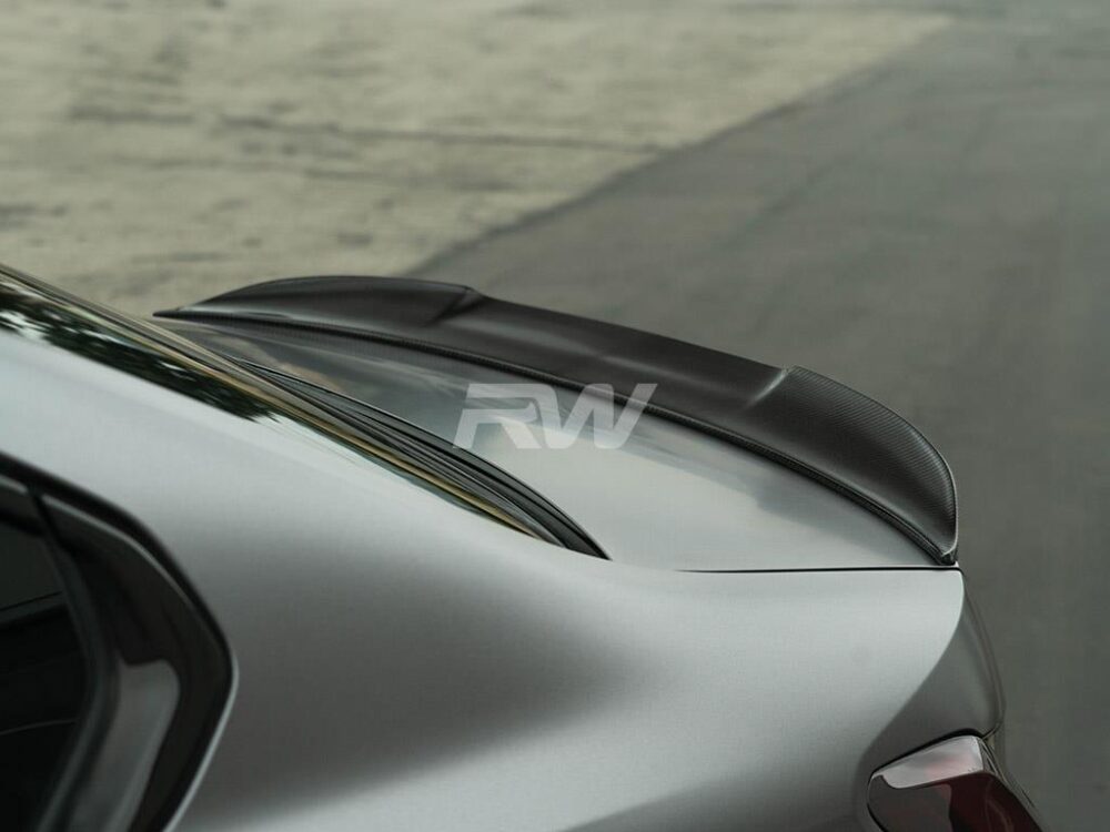 RW Carbon BMW G20/G80 RWS Carbon Fiber Trunk Spoiler - Image 4