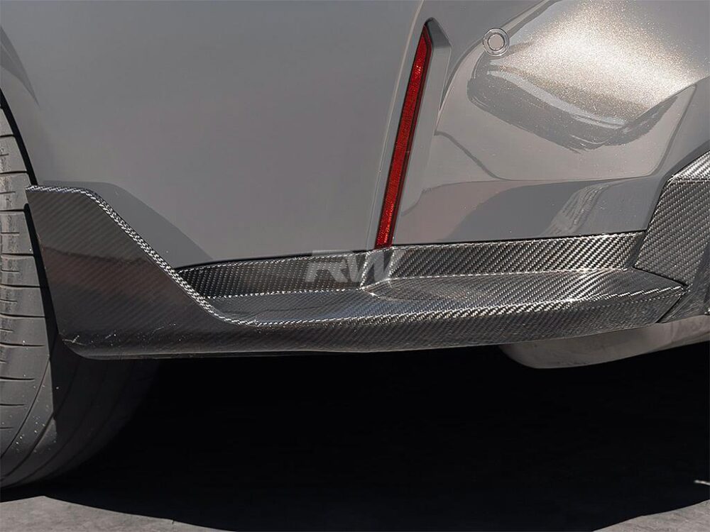 RW Carbon BMW G80 M3 CF Performance Style Diffuser Sides - Image 2