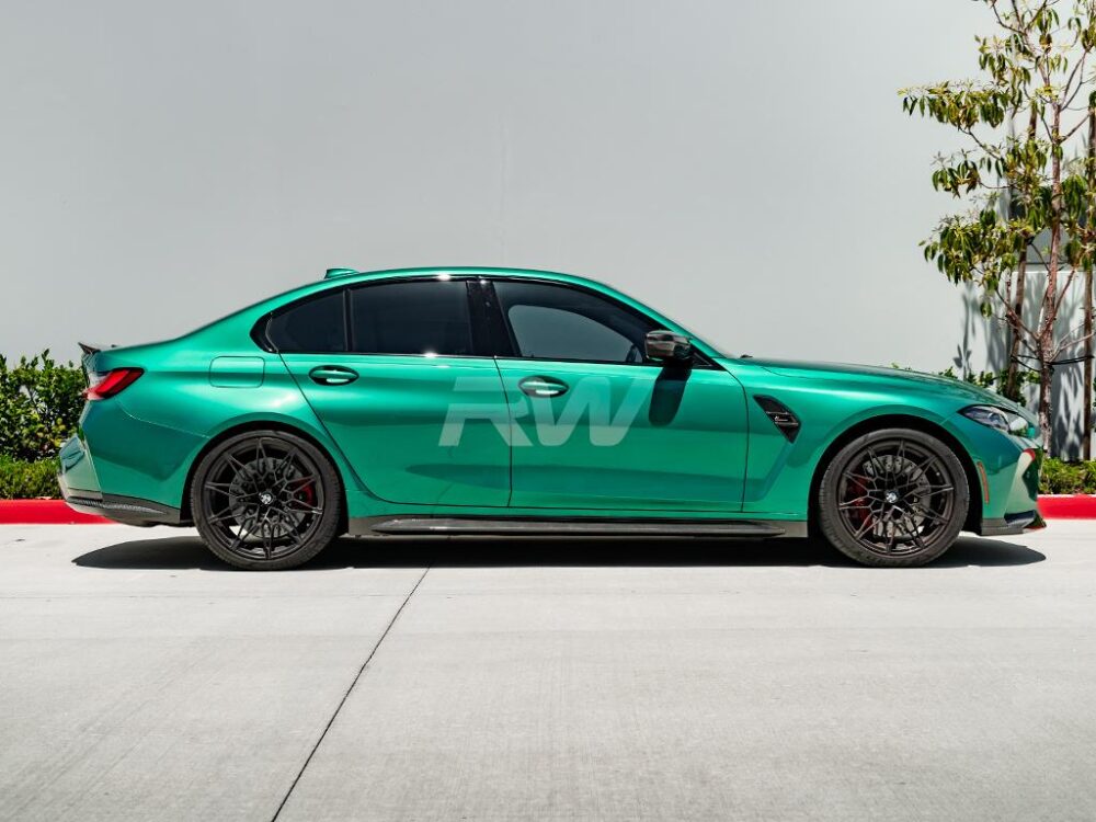 RW Carbon BMW G80 M3 OEM Style Carbon Fiber Side Skirts - Image 11