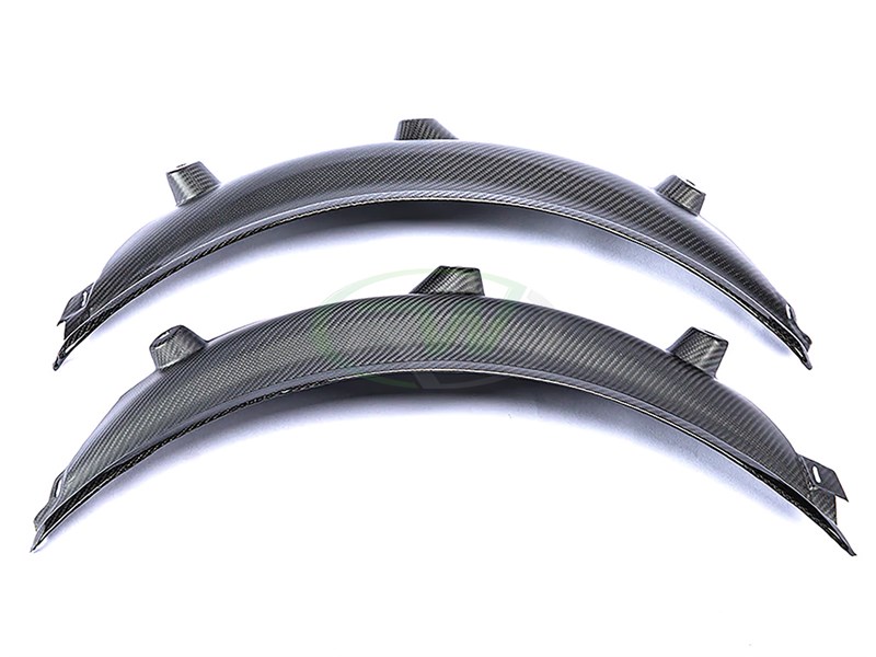 Alternative view of RW Carbon BMW G80 M3 V1 Carbon Fiber Rear Wheel Arch Extensions