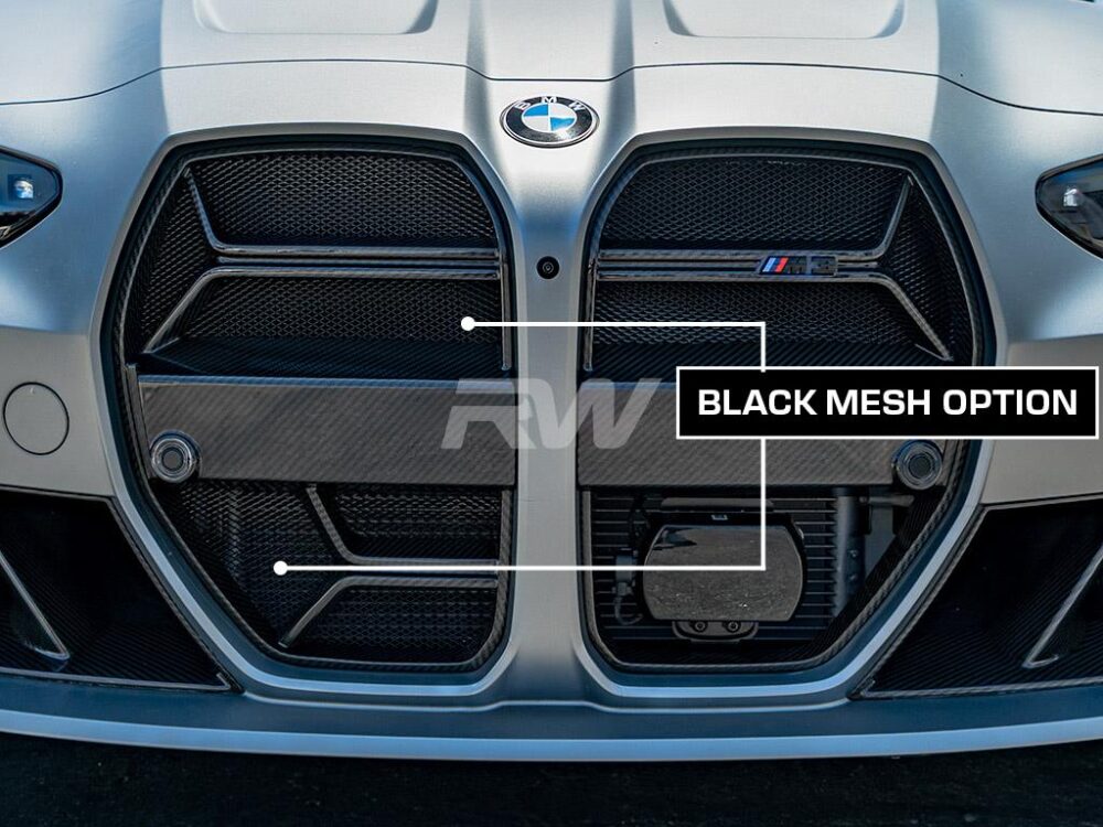 RW Carbon BMW G8X M3/M4 CSL Style Carbon Fiber Grille - Image 11