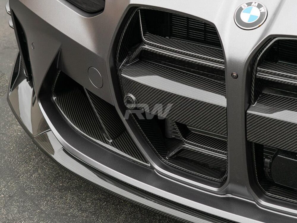 RW Carbon BMW G8X M3/M4 CSL Style Carbon Fiber Grille - Image 4