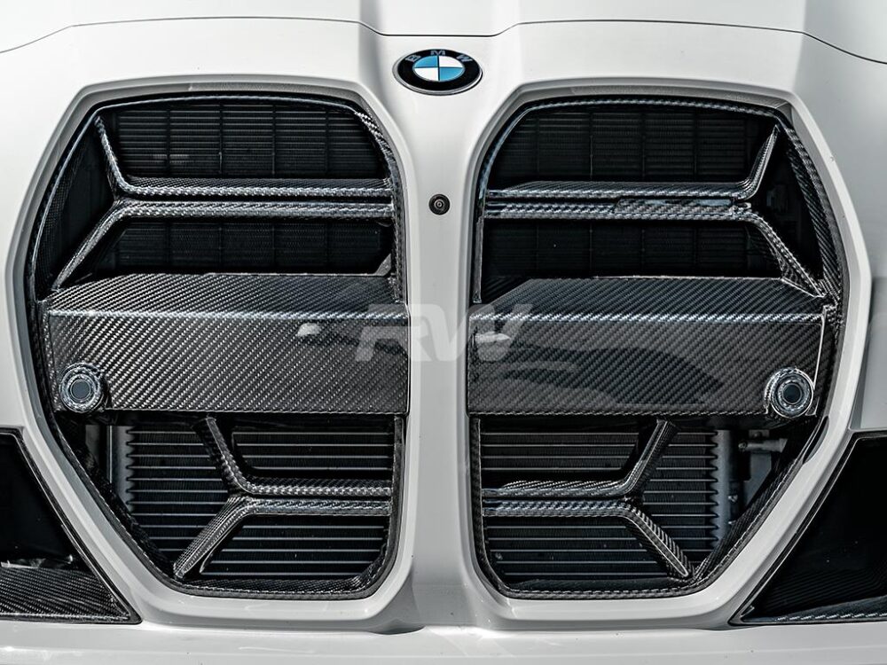 RW Carbon BMW G8X M3/M4 CSL Style Carbon Fiber Grille - Image 6