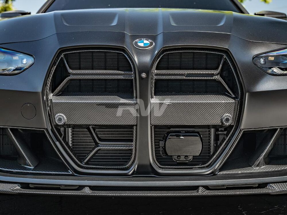 RW Carbon BMW G8X M3/M4 CSL Style Carbon Fiber Grille - Image 8