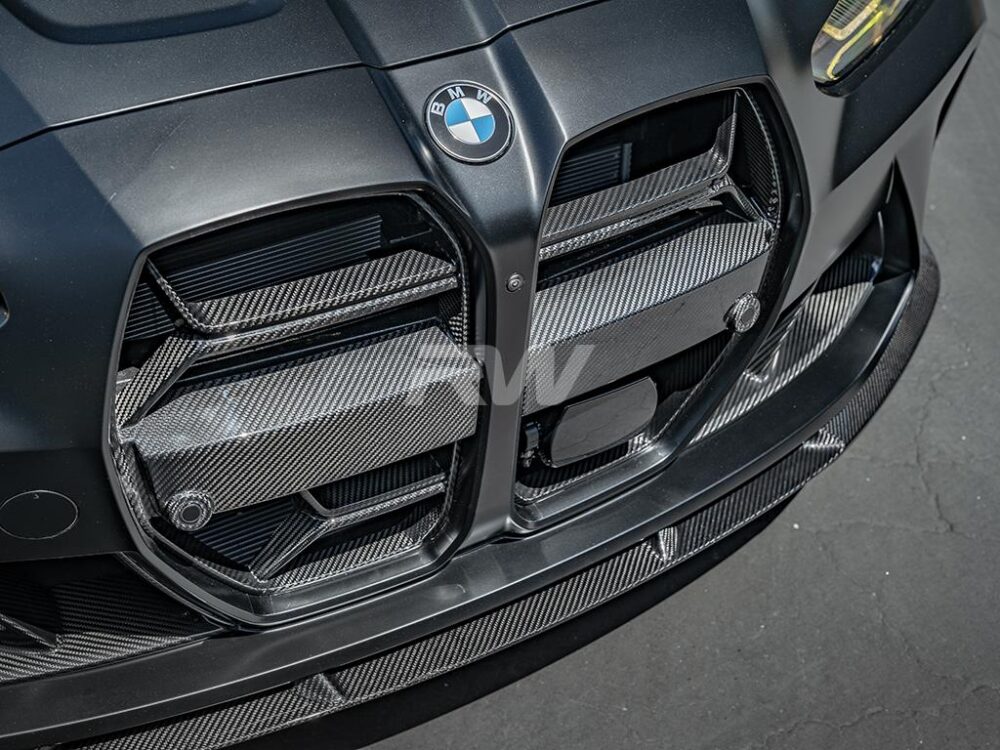 RW Carbon BMW G8X M3/M4 CSL Style Carbon Fiber Grille - Image 10