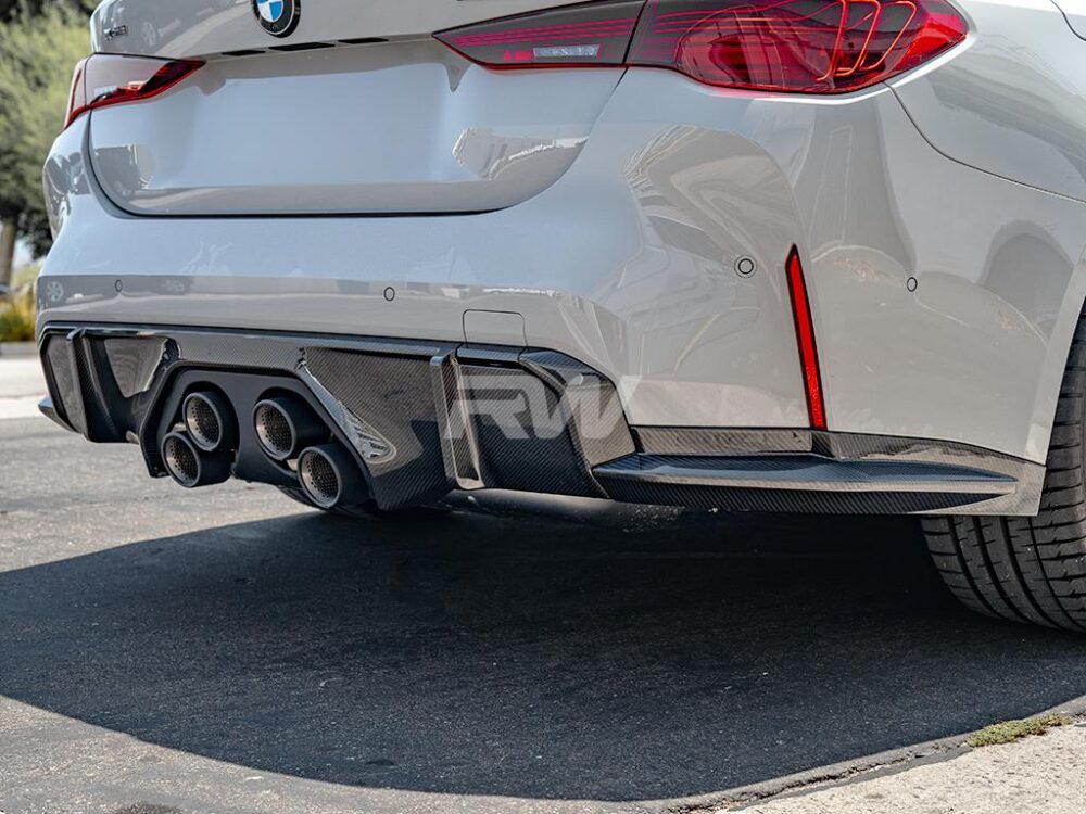RW Carbon BMW G8X M3/M4 Carbon Fiber Perf. Style Diffuser - Image 2