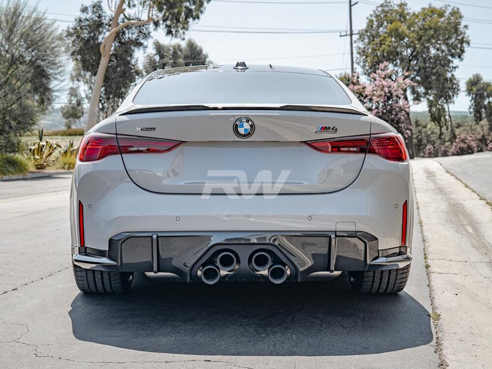 RW Carbon BMW G8X M3/M4 Carbon Fiber Perf. Style Diffuser - Image 3