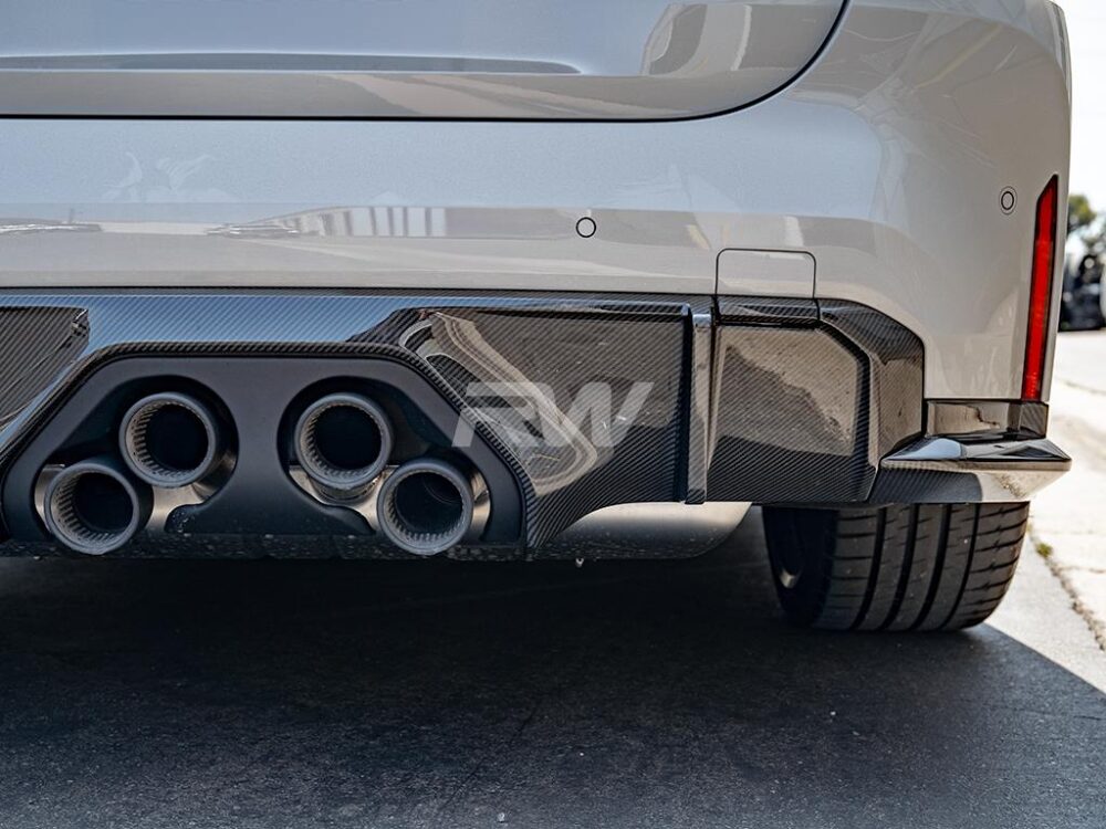 RW Carbon BMW G8X M3/M4 Carbon Fiber Perf. Style Diffuser - Image 4