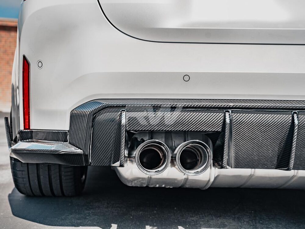 RW Carbon BMW G8X M3/M4 OEM Style Carbon Fiber Diffuser - Image 2
