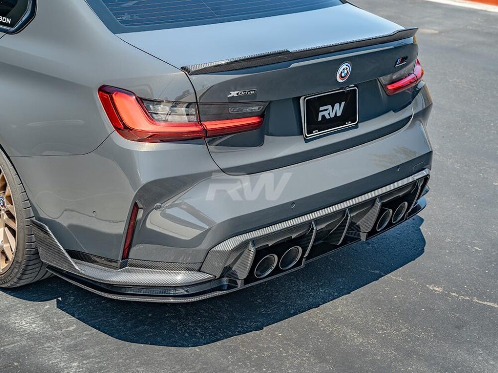RW Carbon BMW G8X M3/M4 OEM Style Carbon Fiber Diffuser - Image 10