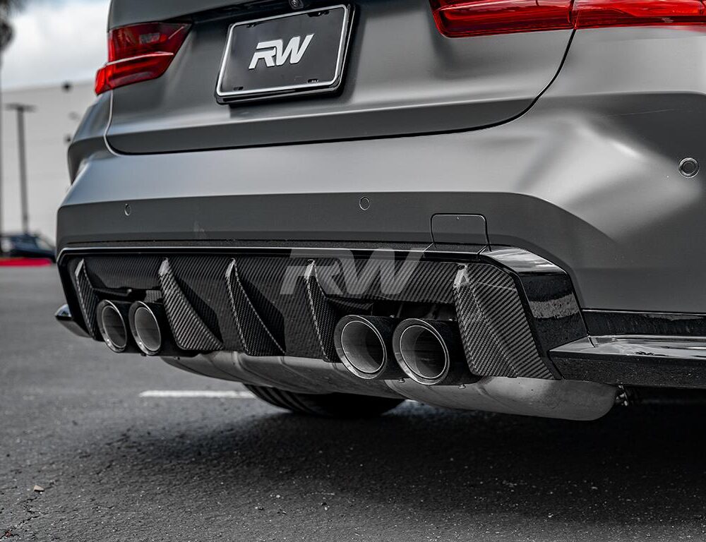RW Carbon BMW G8X M3/M4 OEM Style Carbon Fiber Diffuser