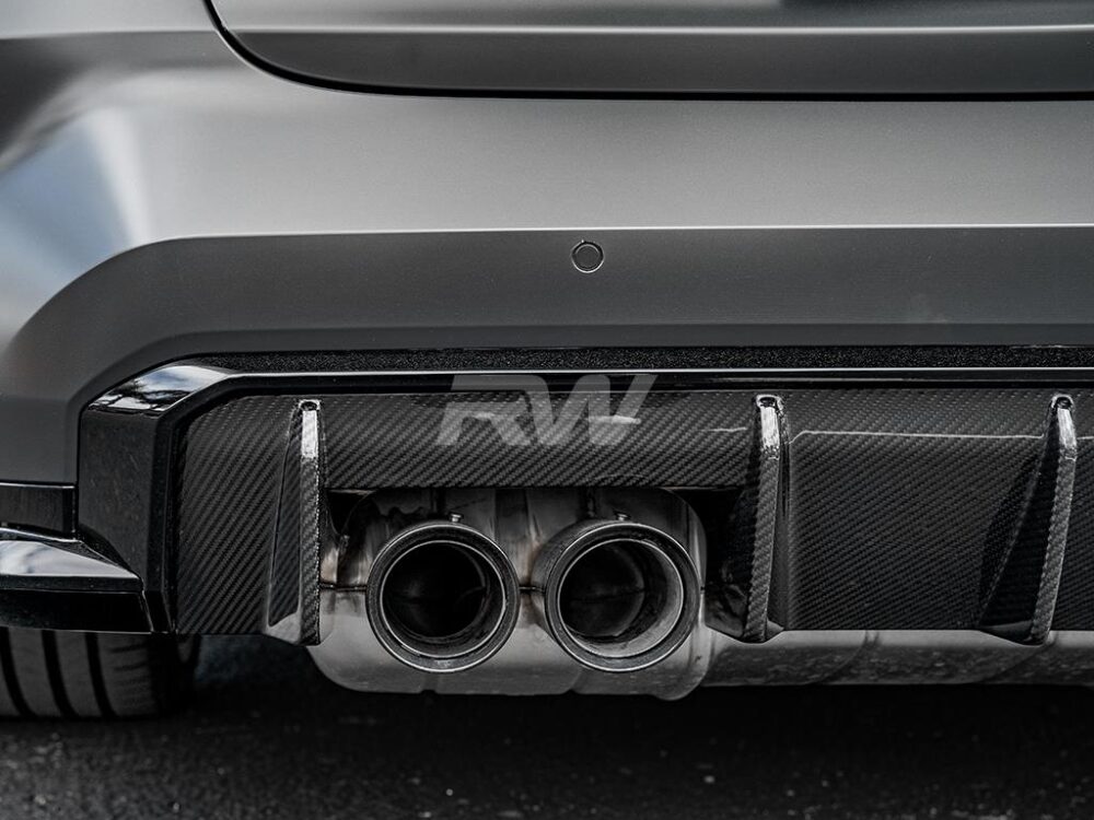 RW Carbon BMW G8X M3/M4 OEM Style Carbon Fiber Diffuser - Image 8