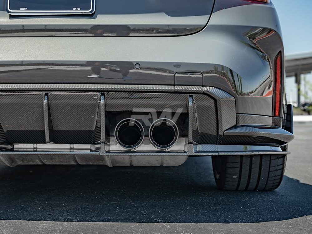RW Carbon BMW G8X M3/M4 OEM Style Carbon Fiber Diffuser - Image 9
