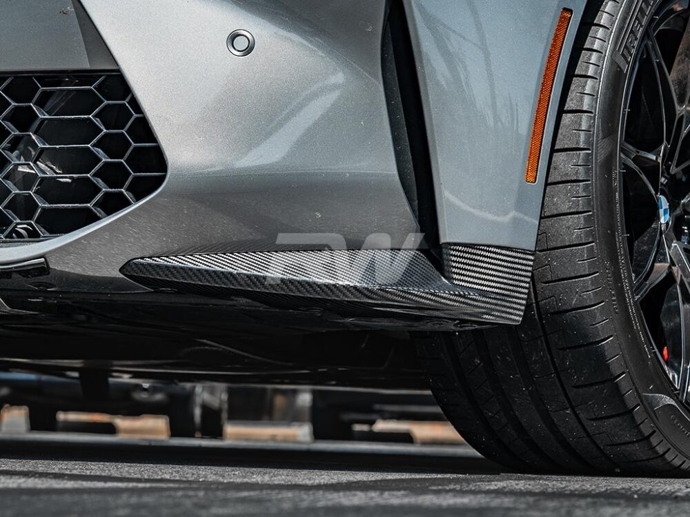 RW Carbon BMW G8X M3/M4 OEM Style Carbon Fiber Splitters - Image 7