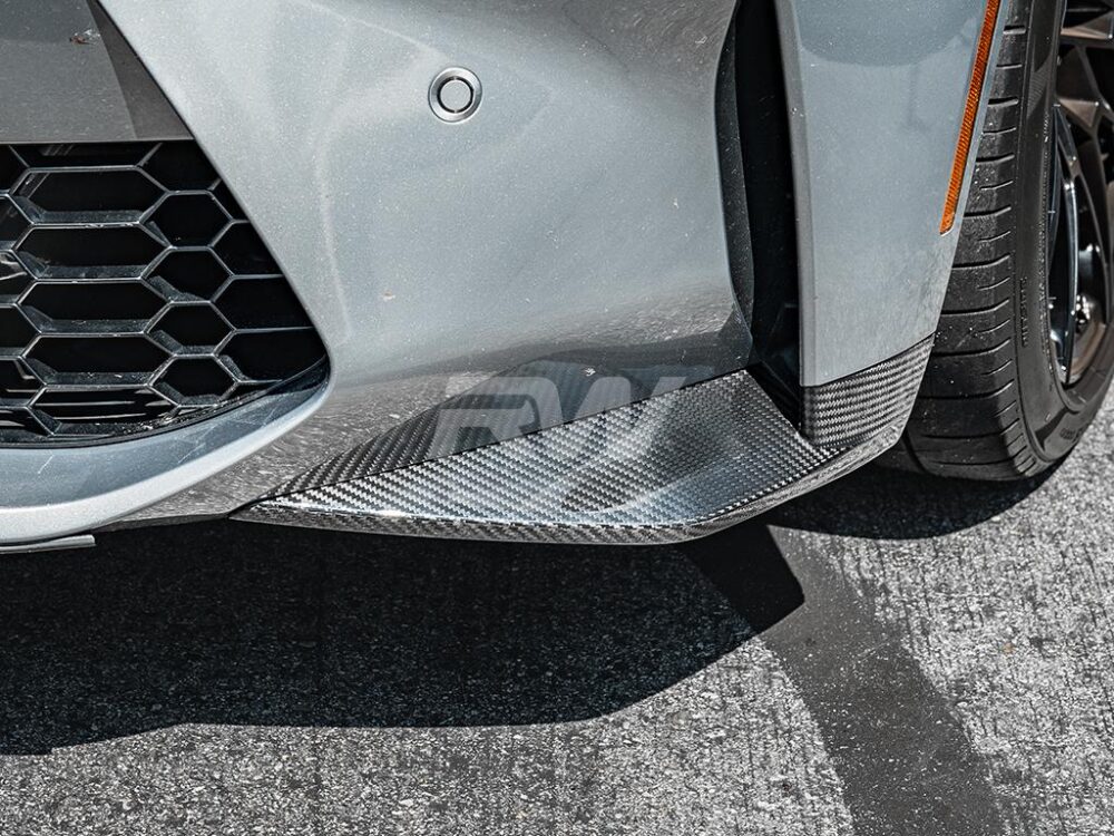 RW Carbon BMW G8X M3/M4 OEM Style Carbon Fiber Splitters - Image 6