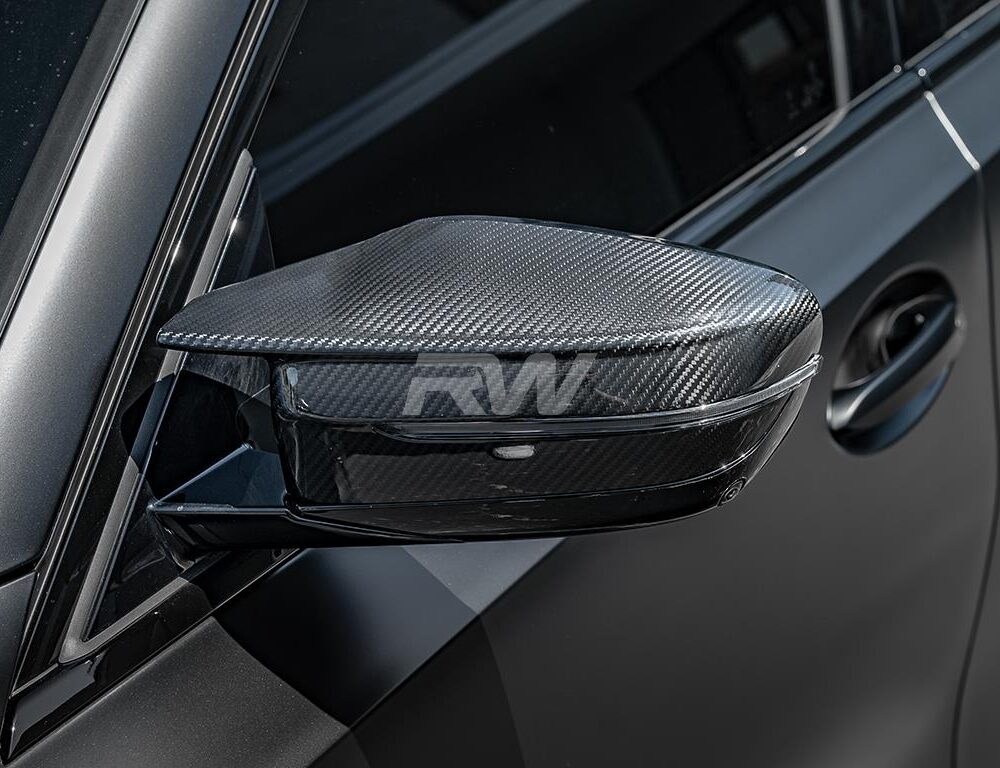 RW Carbon BMW G8X M3/M4/i4 Carbon Fiber Mirror Cap Replacements
